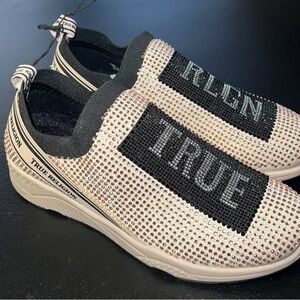 True Religion Rhinestone Slip-On Sneakers size 8.5